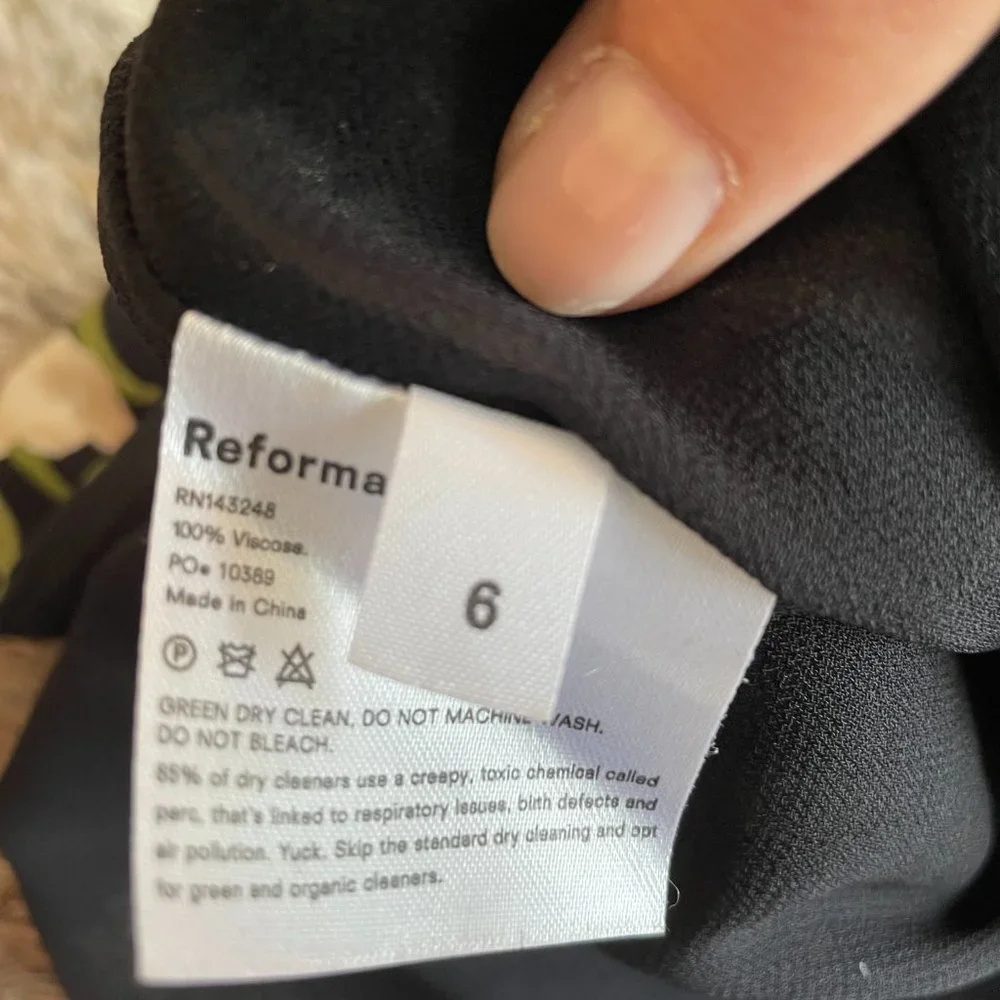 Reformation Lemongrass Jumpsuit Anastasia Size 6 - Picture 11 of 11